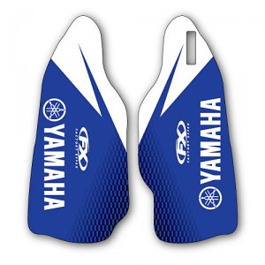 Наклейка на защиту вилки Yamaha Factory Effex