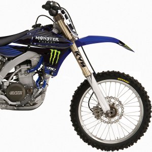 Наклейки на боковины радиатора Yamaha Factory Effex Monster Energy