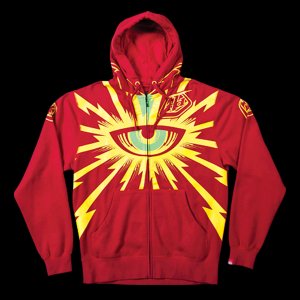 Толстовка Troy Lee Designs Cyclops Fleece Zip-Up Red