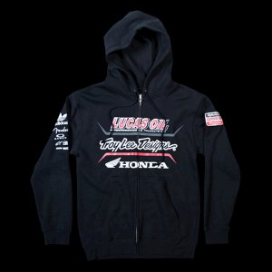 Толстовка Troy Lee Designs Racing Zip-Up Fleece Black