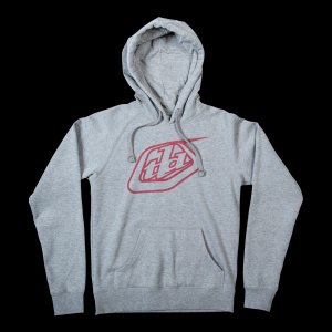 Толстовка женская Troy Lee Designs Women's Logo Fleece Pullover Gray