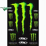 Лист наклеек Factory Effex Monster Energy XL