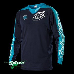 Джерси кроссовая Troy Lee Designs SE Pro Corse Navy/White 2014