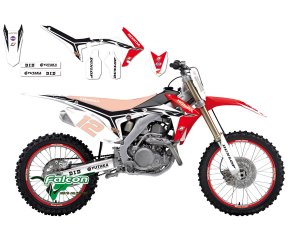 Комплект наклеек Blackbird Replica Graphic Kit Honda Team HRC  CRF 450 13-16 / CRF 250 14-17