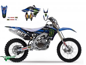 Комплект наклеек Blackbird Replica Graphic Kit Yamaha Monster Energy YZF450 10-13