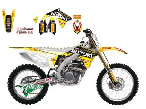 Комплект наклеек Blackbird Graphic Kit Suzuki Rockstar World MXGP RMZ250