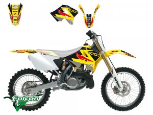 Комплект наклеек Blackbird Dream 3 Graphic Kit Suzuki RM 125/250 01-14