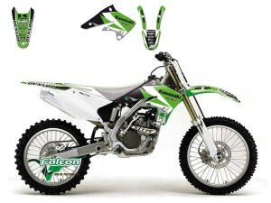 Комплект наклеек Blackbird Graphic Kit Dream 3 Kawasaki KXF250 04-05