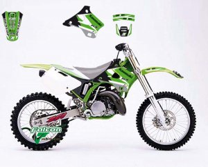 Комплект наклеек Blackbird Graphic Kit Dream 3 Kawasaki KX 125/250 94-98 