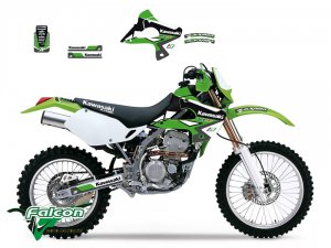 Комплект наклеек Blackbird Graphic Kit Kawasaki KLX300 97-08