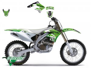 Комплект наклеек Blackbird Graphic Kit Dream 3 Kawasaki KXF450 06-08