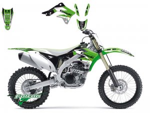 Комплект наклеек Blackbird Dream 3 Graphic Kit Kawasaki KXF 450