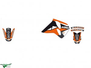 Комплект наклеек Blackbird Graphic Kit KTM Four Stroke LC4 96-99