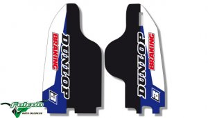 Наклейки на защиту вилки Yamaha Blackbird Fork Guard Decals