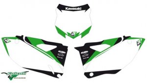 Фона под номера Blackbird Kawasaki KXF250 / KXF450