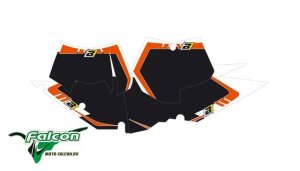 Фоны под номер Blackbird KTM SX-SXF 07-10 / EXC 08 - 10