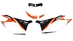 Фоны под номер Blackbird KTM SX-SXF / EXC