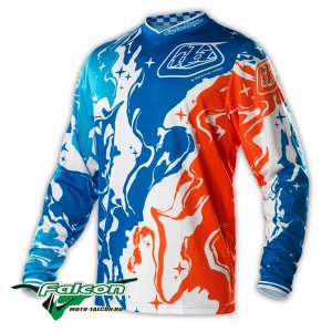 Джерси кроссовая детская Troy Lee Designs GP Galaxy Blue/Orange