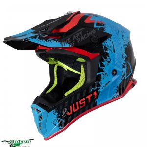 Кроссовый шлем Just1 J38 Mask Blue-Red