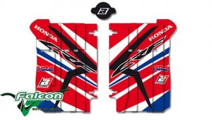 Наклейки на решетки радиатора Blackbird Replica Honda Team HRC 2015 Rad Louver Decals