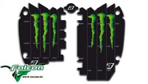 Наклейки на решетки радиатора Blackbird Kawasaki Monster Energy Rad Louvers Decals