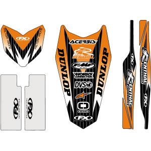 Комплект наклеек KTM Factory Effex Trim Kits