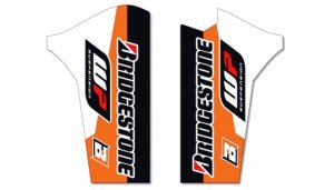 Наклейки на защиту вилки KTM Blackbird, Fork Guard Decals
