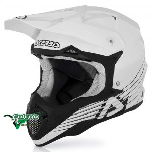 Шлем кроссовый Acerbis Impact Full White