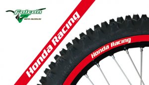 Наклейка на обод Blackbird Honda Racing