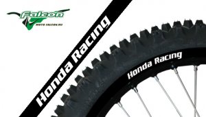 Наклейка на обод Blackbird Honda Racing