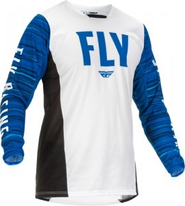 Мотоджерси Fly Kinetic Wave White/Blue