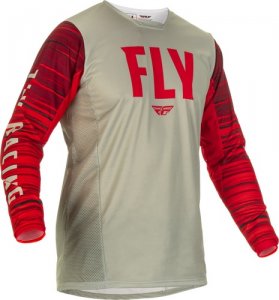 Мотоджерси Fly Kinetic Wave Grey/Red