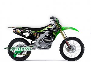 Комплект наклеек N-Style Graphic Monster Energy Pro Circuit Kawasaki KXF450 12-15