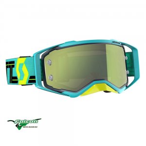 Мотоочки Scott Prospect Blue/Teal/yellow chrome