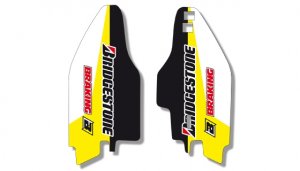 Наклейки на защиту вилки Suzuki Blackbird Fork Guard Decals