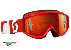 Очки детские Scott Goggle 89Si Pro Oxide Red/white/orange chrome