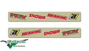 Наклейки на маятник Kawasaki BlackBird Swingarm Decals 