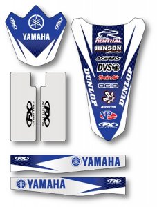 Комплект наклеек Yamaha Factory Effex Trim Kit